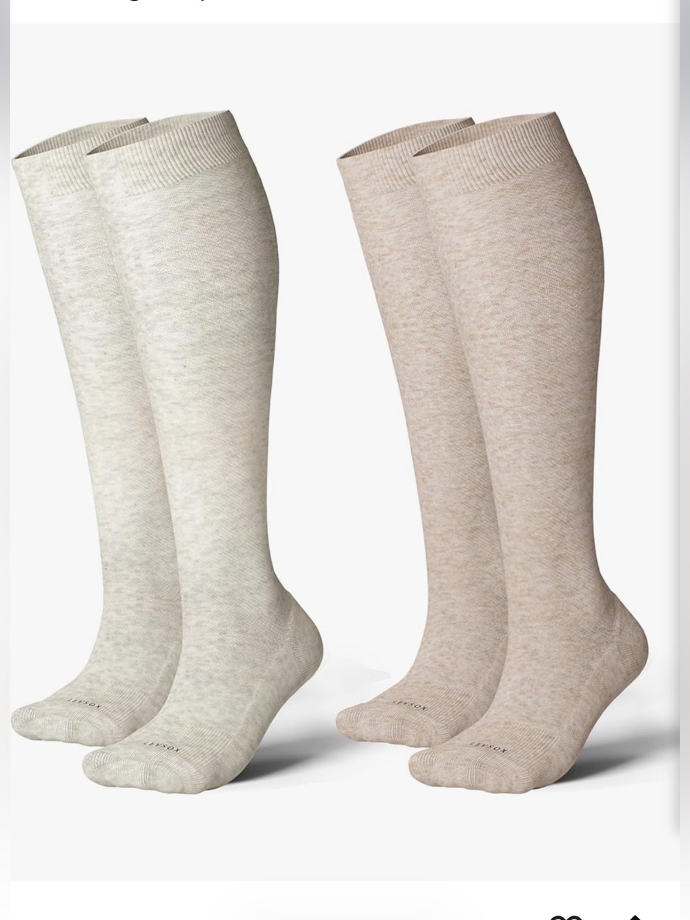Levsox set of 2 Cotton Compression socks size s/m